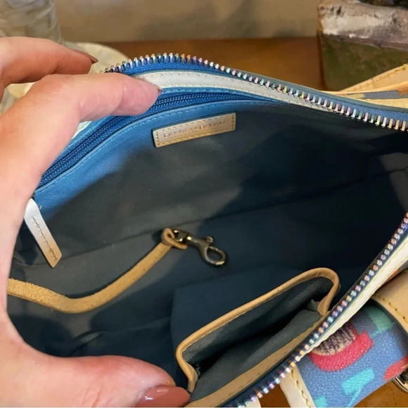 Dooney & Bourke Rainbow Zipper Shoulder Bag - Picture 10 of 14